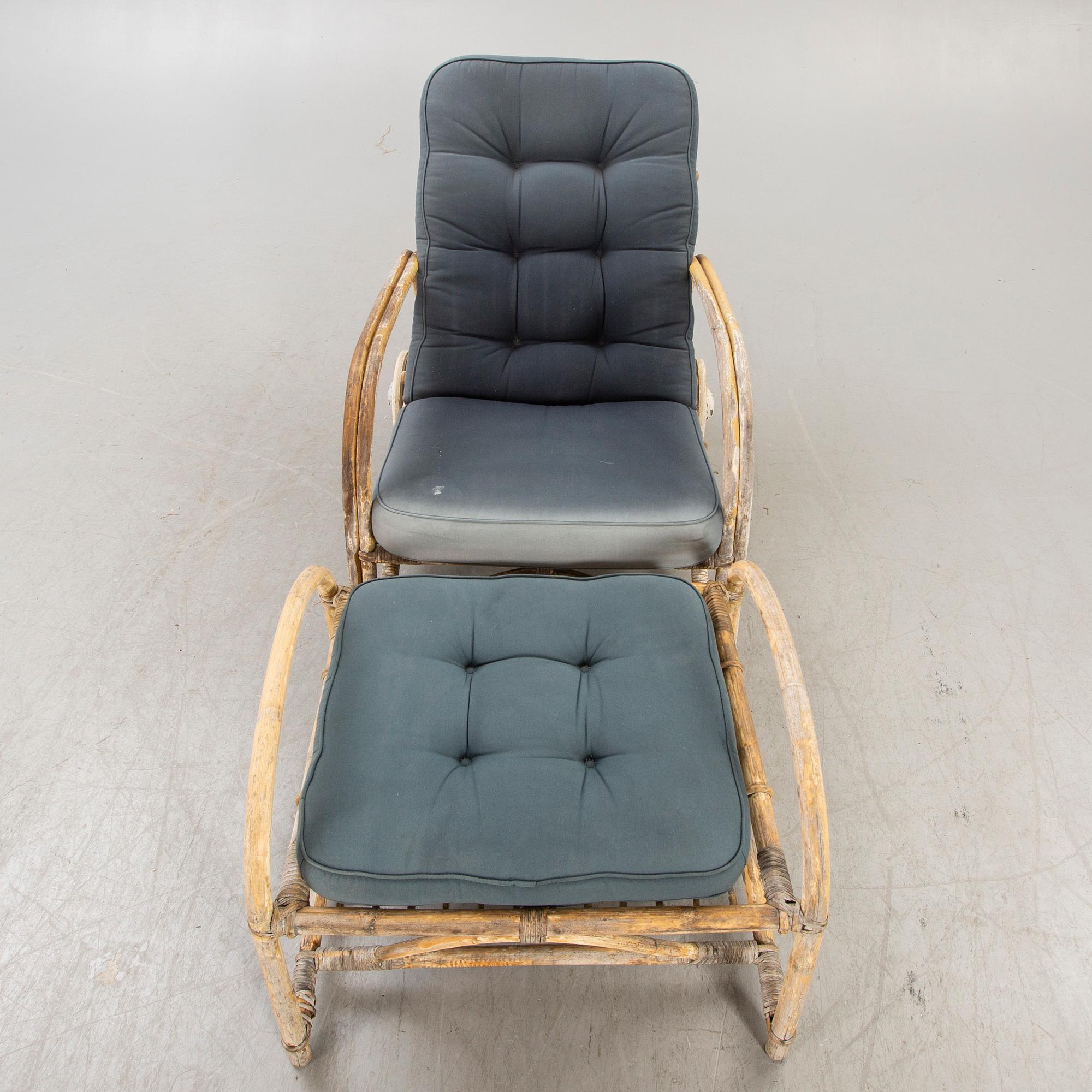 Josef Frank, vilstol med fotpall 1900-talets mitt.