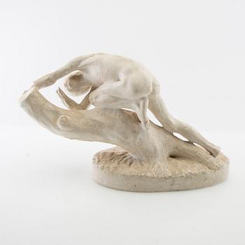 Nils Möllerberg, sculpture model for "The Archer" 1909.