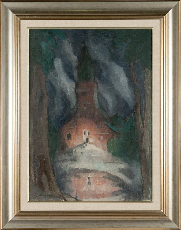 Ragnar Ungern, oil on canvas, signed and dated -16.