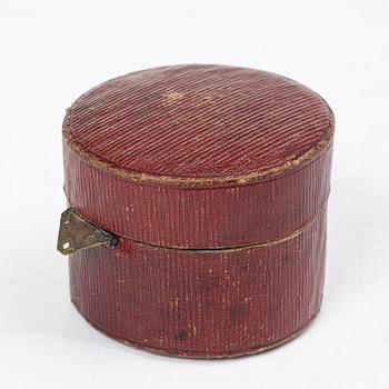 A 19th century spyglass in case.