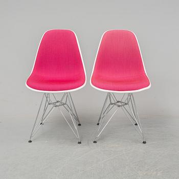 CHARLES AND RAY EAMES, six DSR chairs, Vitra, 2012.