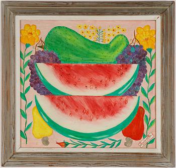 Sénèque Obin, oil on panel, signed.