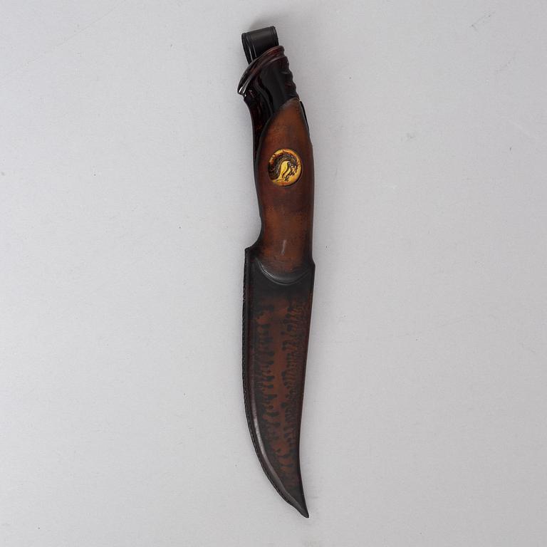 Patrik Nilsson & Mattias Styrefors, knife, "Dragon Knife", signed and dated 2017.