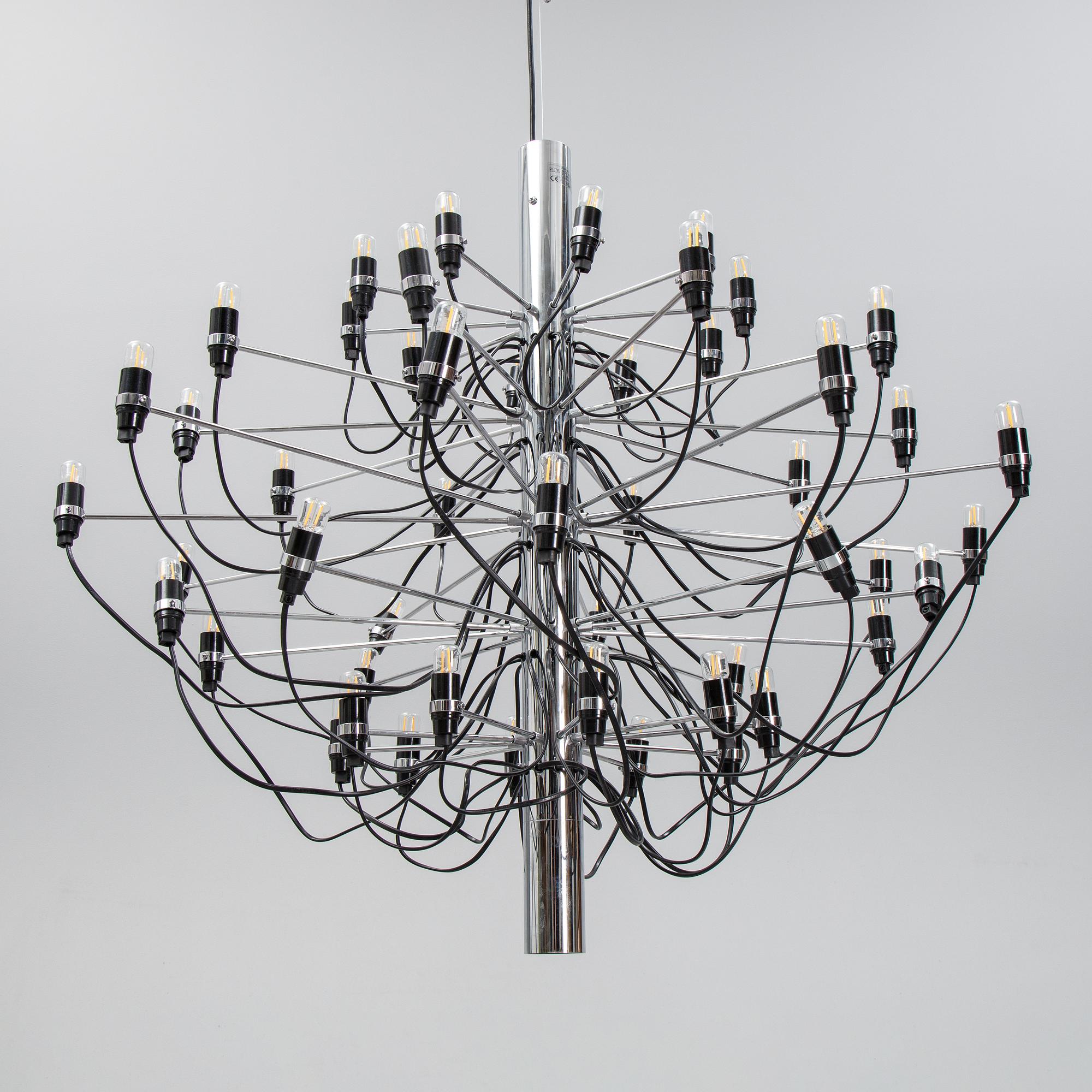 A model 2097-50 ceiling light by Gino Sarfatti for Flos.