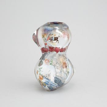 PER B SUNDBERG, a unique glass vase from Orrefors, signed, numbered and dated 2003.