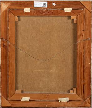 OKÄND KONSTNÄR, olja på duk, signerad Svanberg och daterad 45.