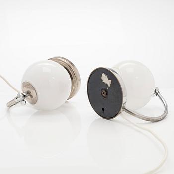A pair 1930s wall lights / table lamps.