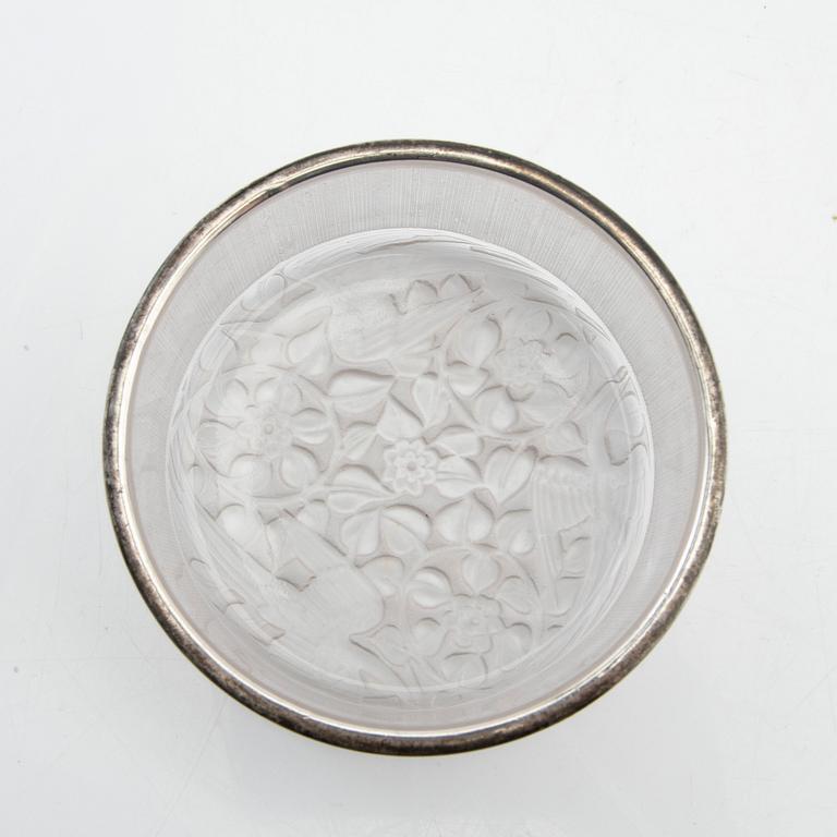 René Lalique, box, "Meudon", glass, France, early 20th century.