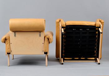 Yrjö Kukkapuro, A PAIR OF EASY CHAIRS.