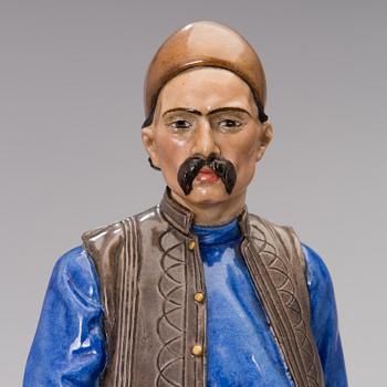 SKULPTUR "PERSIERN", porslin, kejserliga porslinsfabriken St:Petersburg, Nikolai II:s tid 1914.