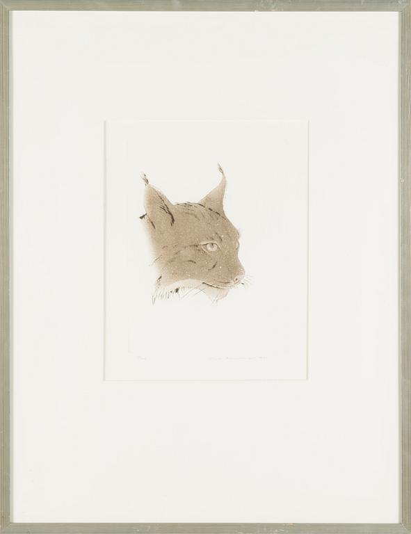 Pentti Lumikangas, etching, signed and dated 1981, numbered 10/200.