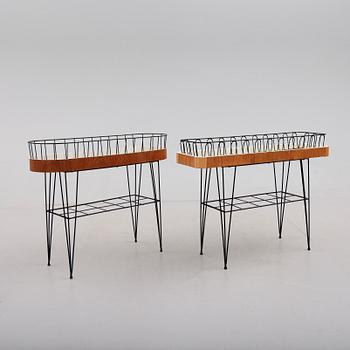 BLOMBORD, 2 st, 1960-tal.