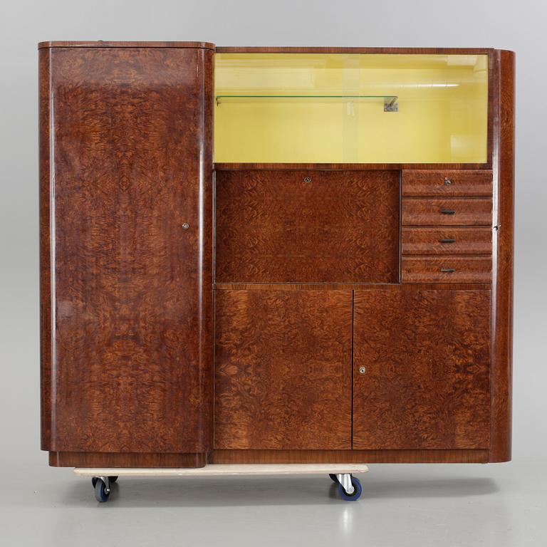 PRAKTSKÅP, Jindrich Halabala, Up Zavody, Brno Tjeckoslovakien, ca 1930.