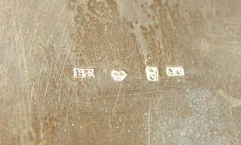 KAFFESERVIS, 3 delar, silver, empirestil. B. Erlandsson. Kristianstad 1901.