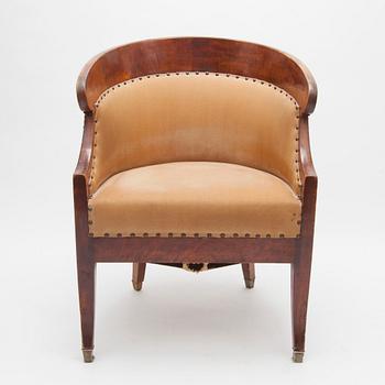 FÅTÖLJ / BERGÈRE, Ryssland, 1800-talets mitt.