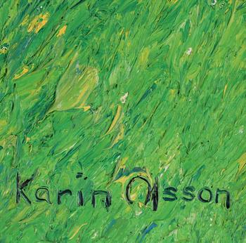 KARIN OLSSON, olja på duk, signerad.