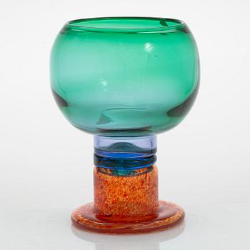 Kaj Franck, pokal, glas, signerad Kaj Franck Nuutajärvi Notsjö.