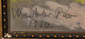 Weikko Puro, oil on canvas, signed and dated 1910.