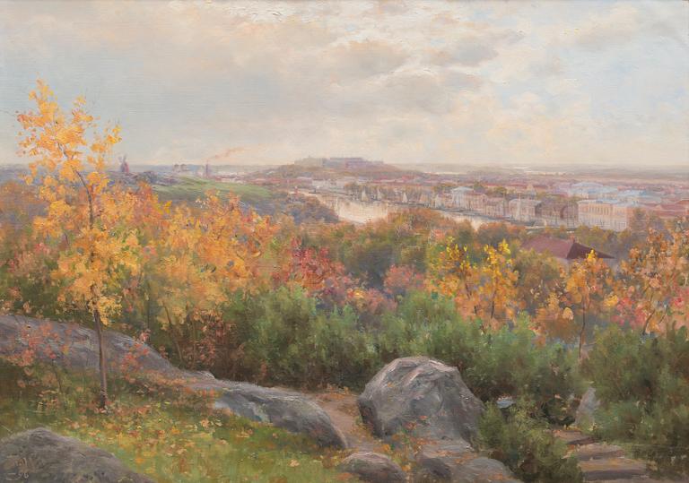 KARL WAHLSTRÖM, "A view of Turku"".