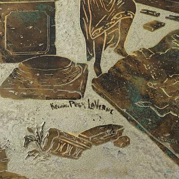 Philip & Kelvin LaVerne, an "Odyssey" coffee table, USA 1960s-70s.