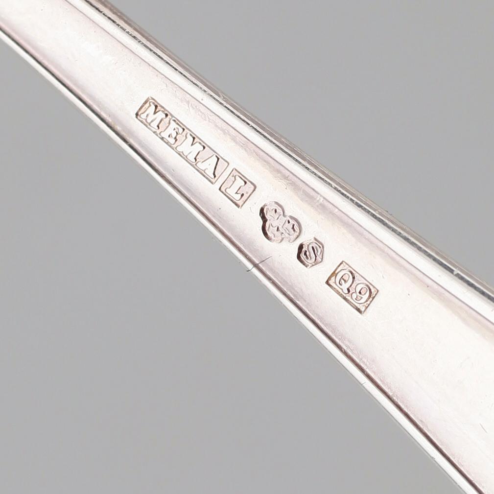 BESTICK, 25 delar, silver, Mema, "Symfoni", 1950/60-tal. Vikt ca 429 g.