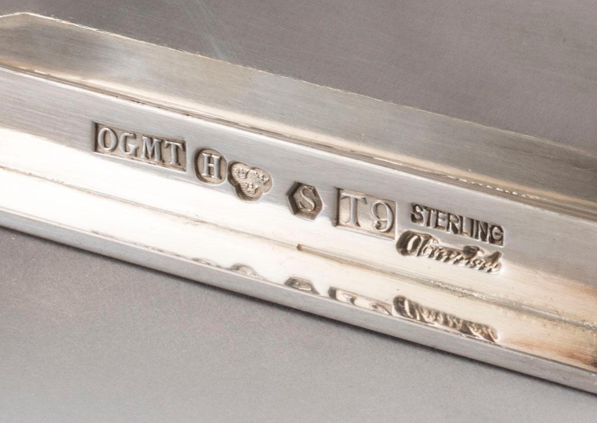 OLLE TORRESTAD, skål sterling Halmstad 1969.