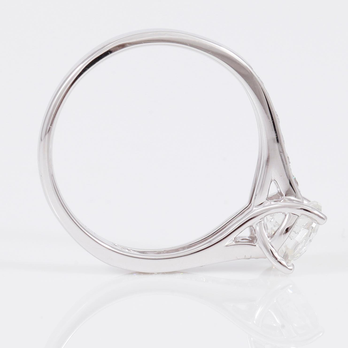 RING, briljantslipade diamanter totalt ca 1.19 ct.