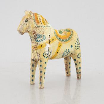 A Dalecarlian wooden horse, Sweden, first half of the 20th century.