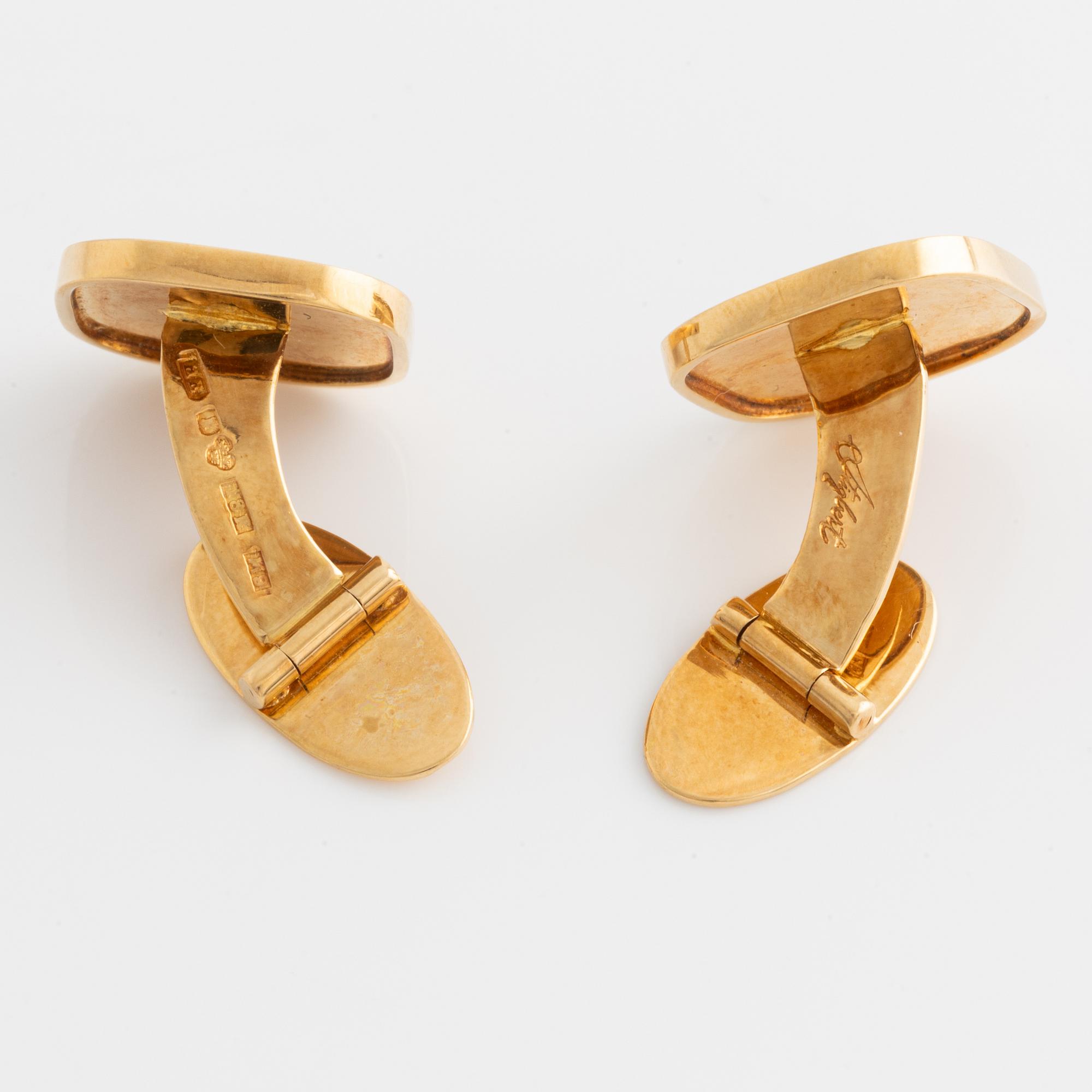 Cufflinks, Stigbert, 18K gold.