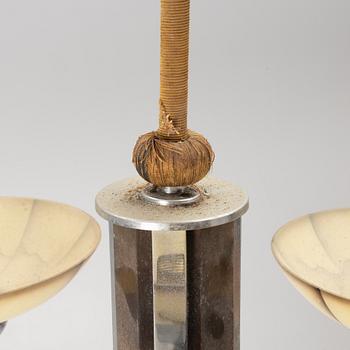 An Art Déco ceiling lamp, 1920's/30's.