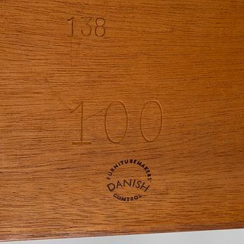 Erling Torvits, a three-piece nesting table, Denmark, 1960's.