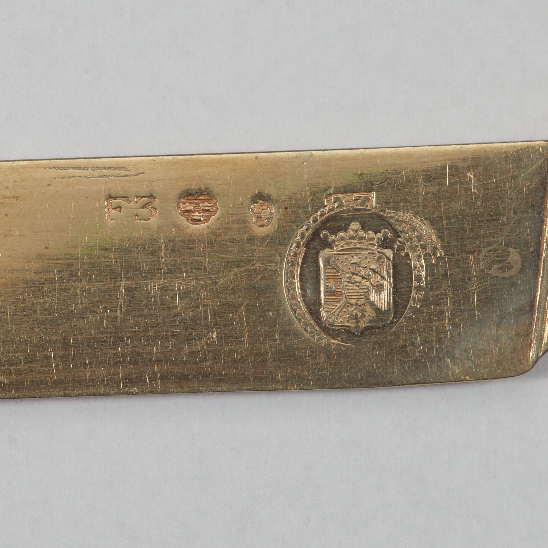 DESSERTBESTICK, 18 delar, 6+10, av Adolf Zethelius, Stockholm 1812.