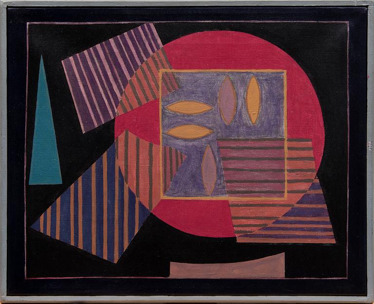 SAM VANNI, oil on canvas, signed and dated -63.