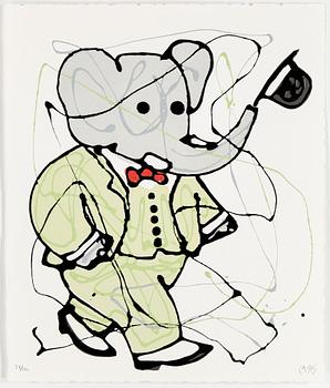 LARS TUNEBO, "Childhood", mapp med 6 st handkolorerade serigrafier, signerade och numrerad 57/250.