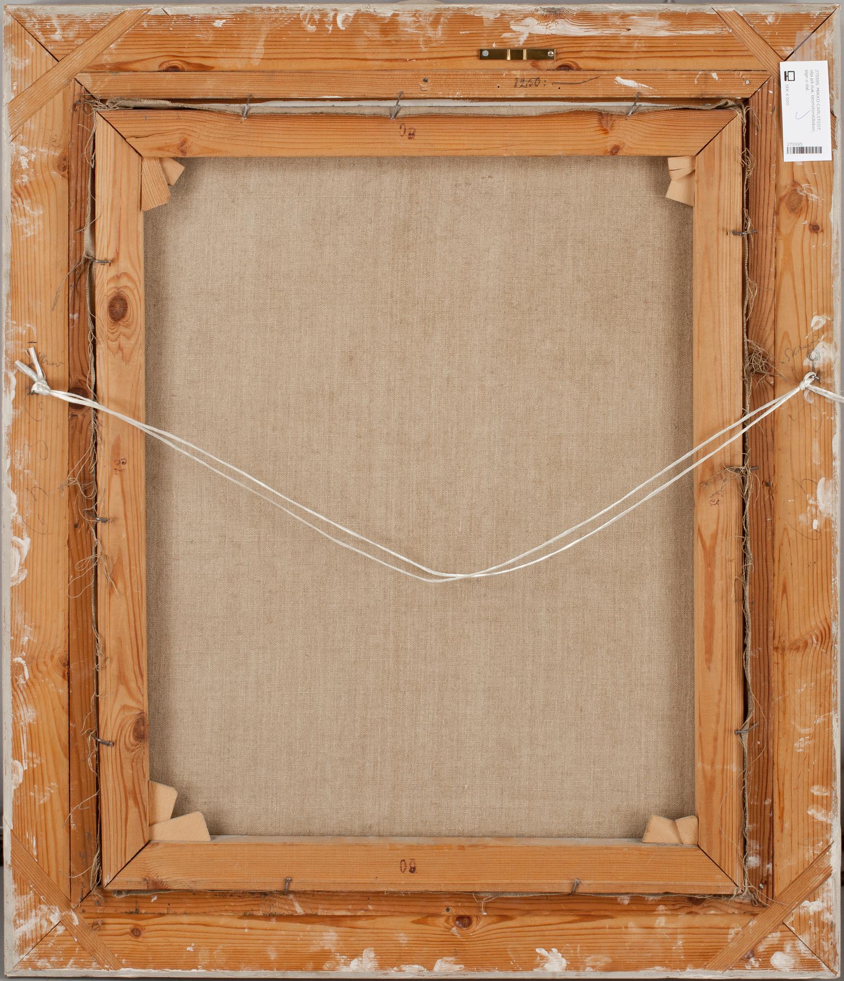 MIKKO CARLSTEDT, olja på duk, sign o dat.