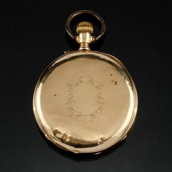 FICKUR, ankarur, 14k guld, omkring sekelskiftet 1800/1900-tal. Vikt 70 g.