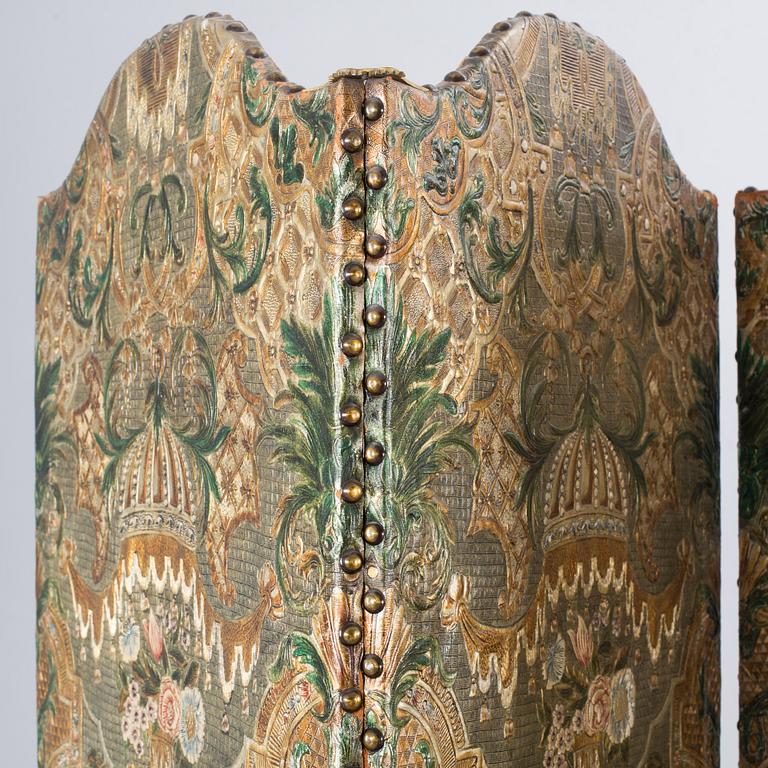 VIKSKÄRM barockstil sent 1800-tal.