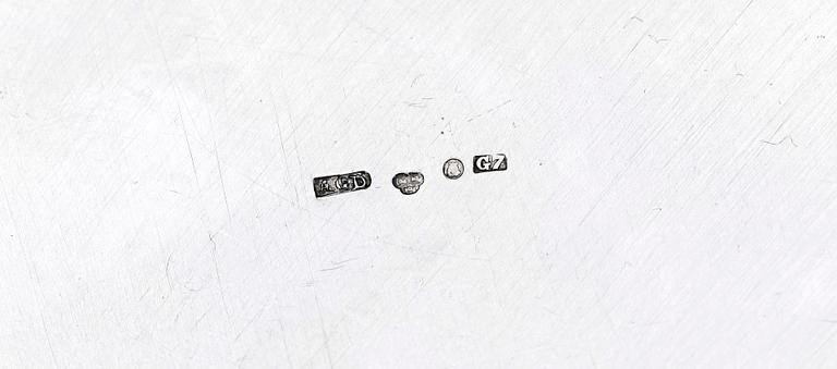 SKÅLAR, 3 st, silver, bl a A.G. Dufva, Stockholm 1909. Tot vikt ca 485 g.