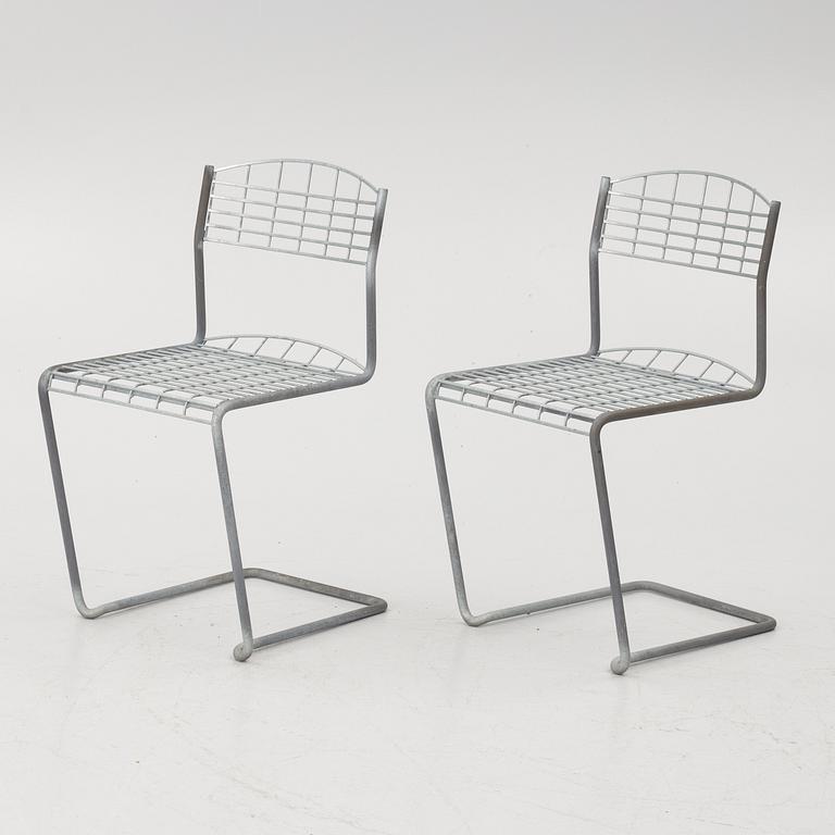 Nils Strinning, a pair of garden chairs and a table, 'High Tech', Grythyttan.