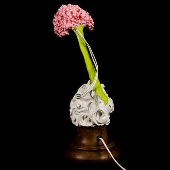 TEEMU SALONEN, veistos/pöytävalaisin, "Sun Wukong", signeerattu Teemu Salonen 2016.