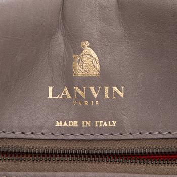 A LANVIN HAPPY MEDIUM QUILTED LEATHER SHOULDER BAG.