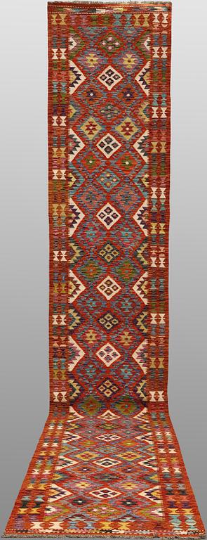 Gallerimatta, Kelim, ca 535 x 88 cm.