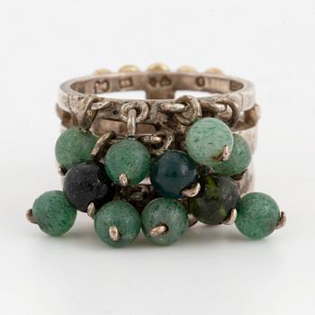 CECILIA JOHANSSON, Ring with aventurine quartz.