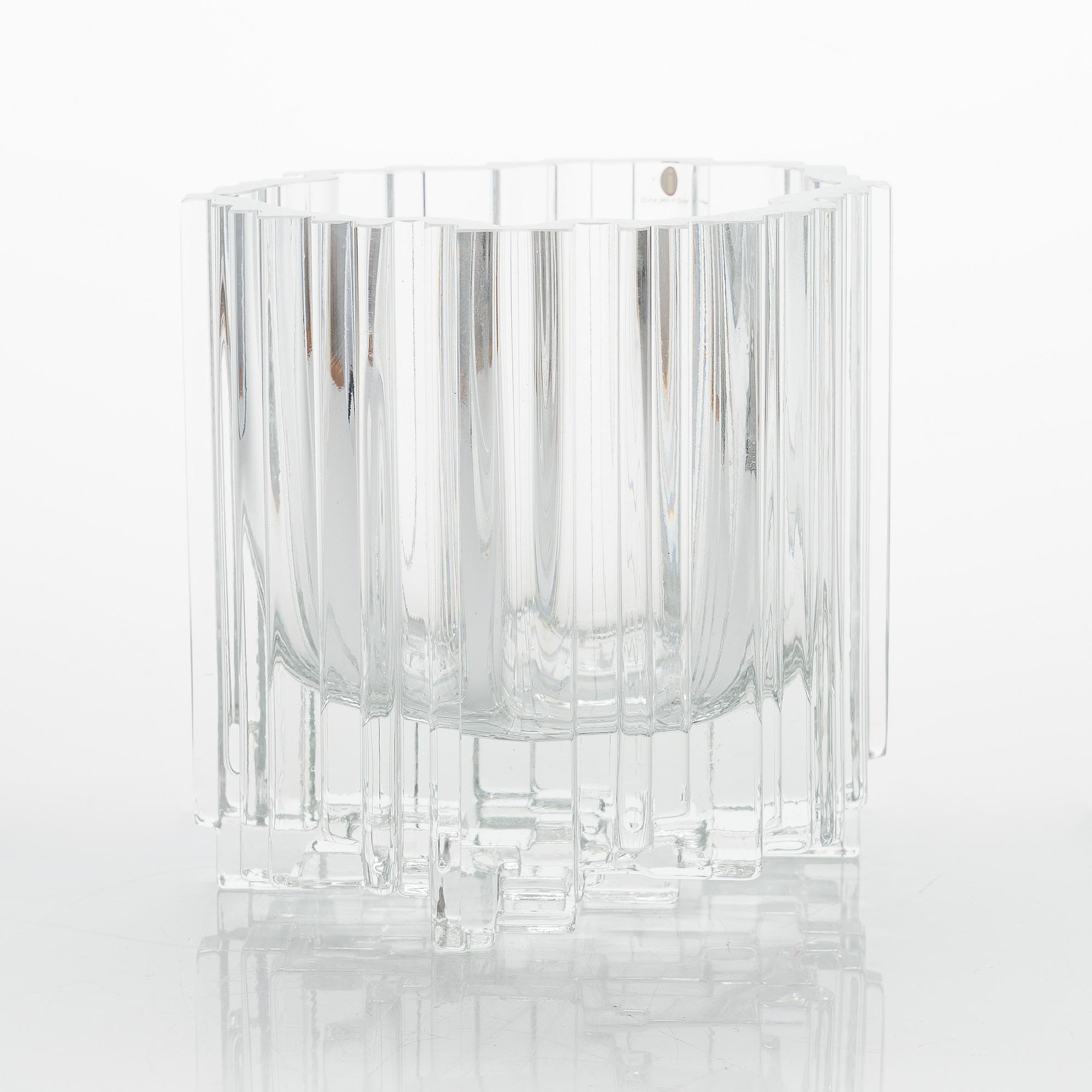 Tapio Wirkkal, maljakko, "Arkadia", Iittala, signeerattu Tapio Wirkkala, 3571.