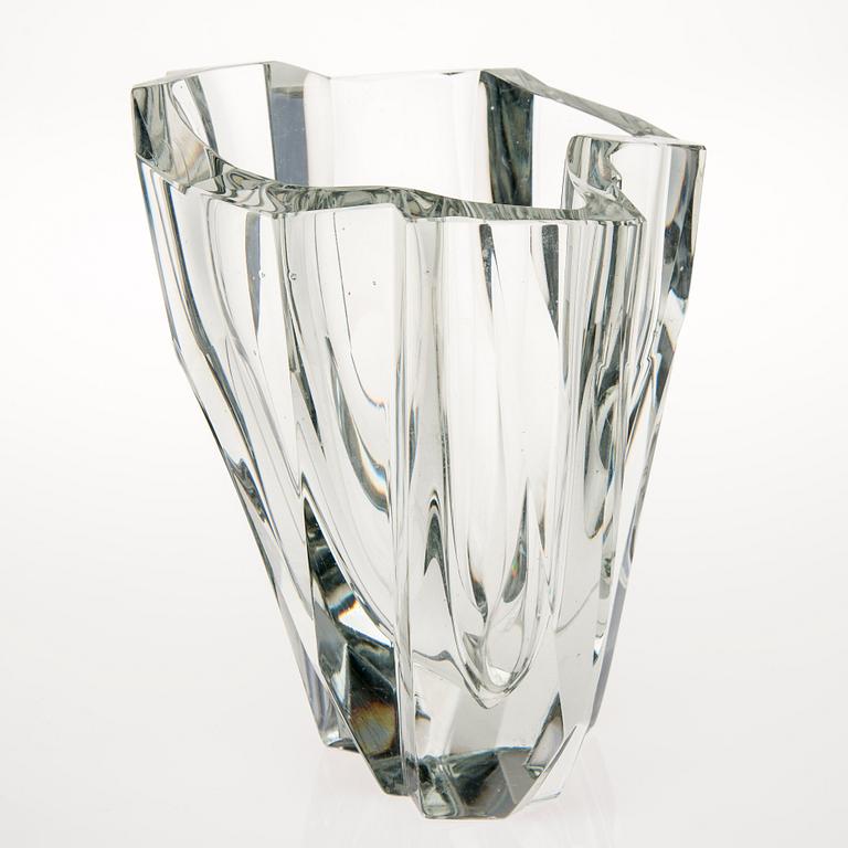 VAS, glas, "Isberg", signerad Tapio Wirkkala -3825, Iittala. Formgiven 1951.
