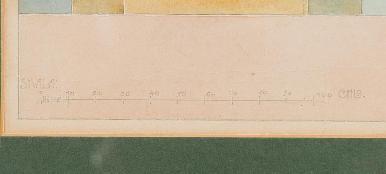 Eliel Saarinen, Skiss till Husaltare.