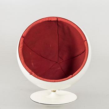 EERO AARNIO, fåtölj, "Åskbollen", Asko first edition, Finland, 1900-tales andra hälft.