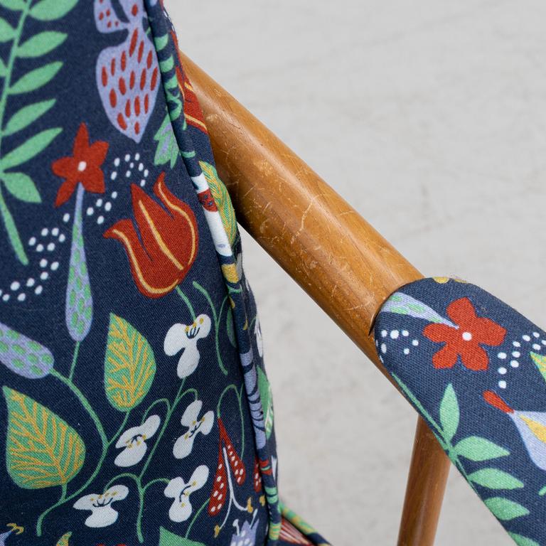 Kerstin Hörlin-Holmquist, fåtölj, "Skrindan", OPE Möbler, 1900-talets andra hälft.