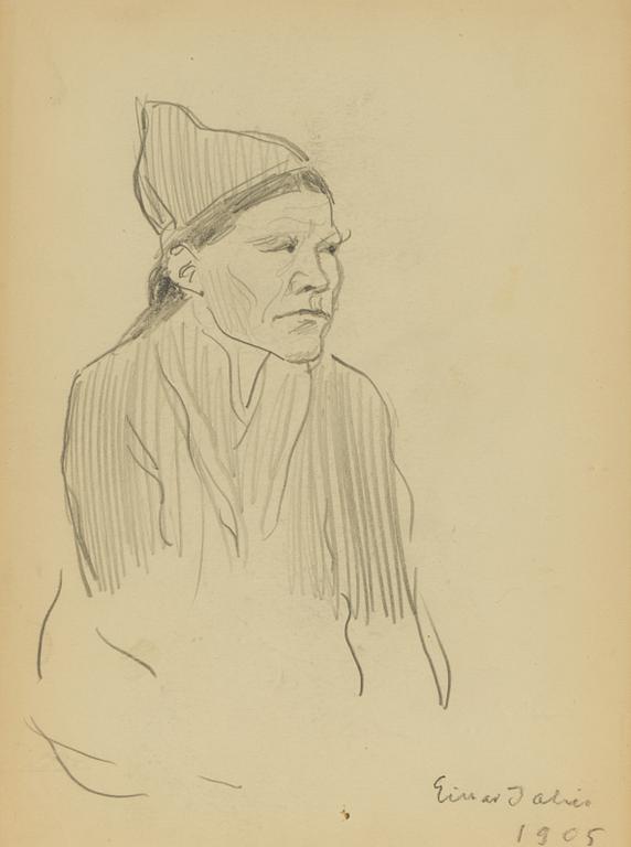 Einar Jolin, Sittande same/Sittande same a tergo.