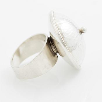 Rosa Taikon, a ring, sterling silver, Stockholm 1987.